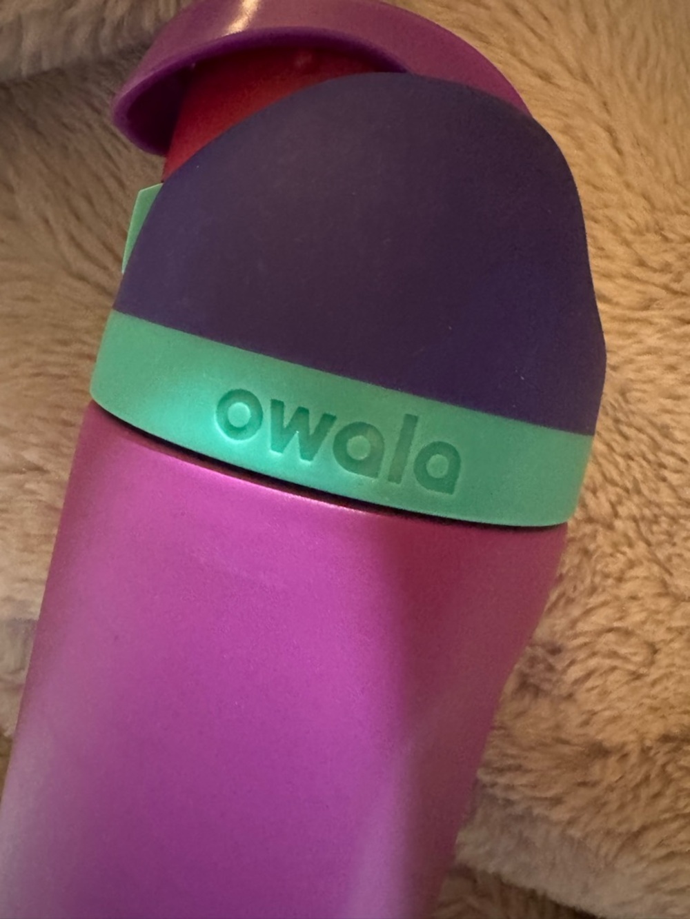 Owala Pink & Purple Stainless Water Bottle with Teal Accent Straw Not Included - Picture 2 of 8
